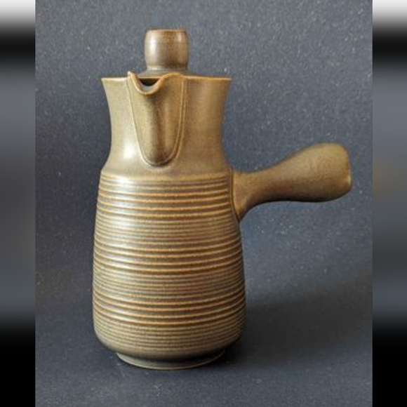 Mid Century UK pottery Denby / Langley 1966 "Sherwood" Coffee Pot with handle - Picture 1 of 6